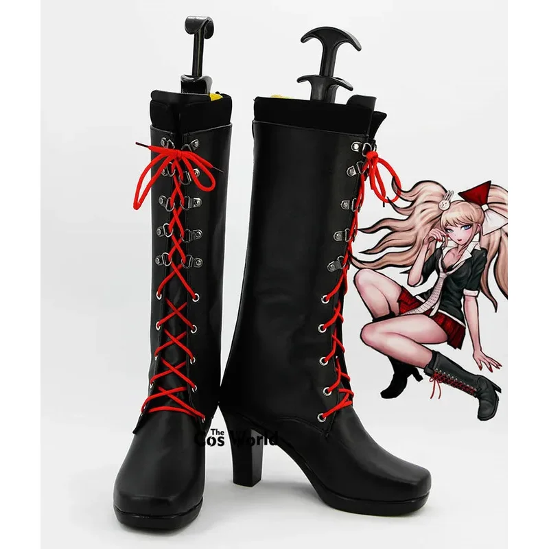 danganronpa-enoshima-junko-jeux-d'anime-personnaliser-chaussures-de-cosplay-bottes