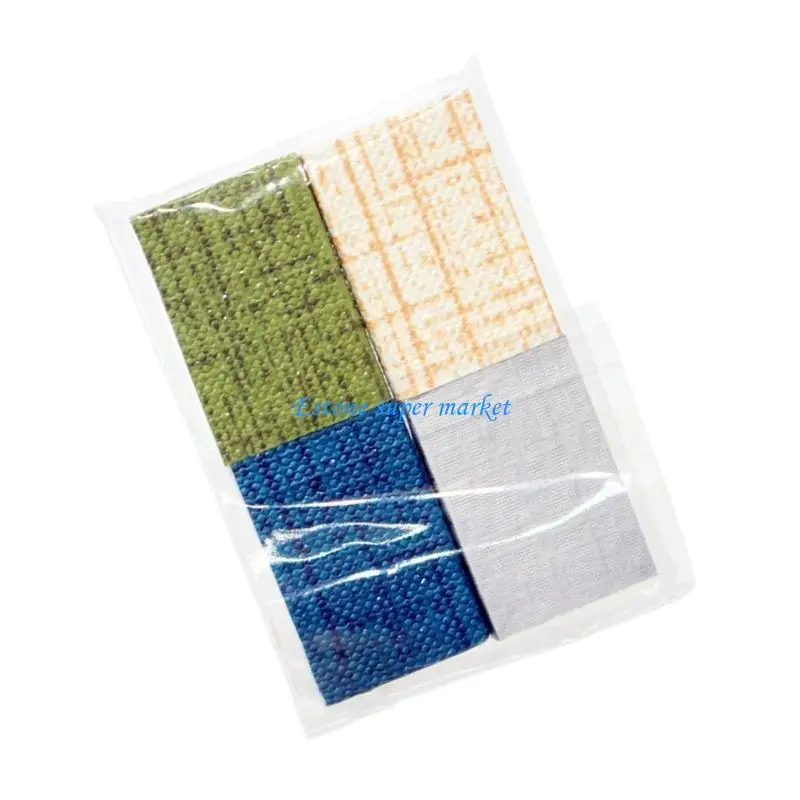 

090B 4PCS Miniature Books with Turnable Page For 1/12 Dollhouses Library Scene Display