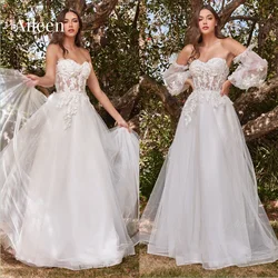 A-line Midi Dresses for Women Party Wedding Evening Sweetheart Suitable Dresses on Request Trend Wedding Dress Customized White