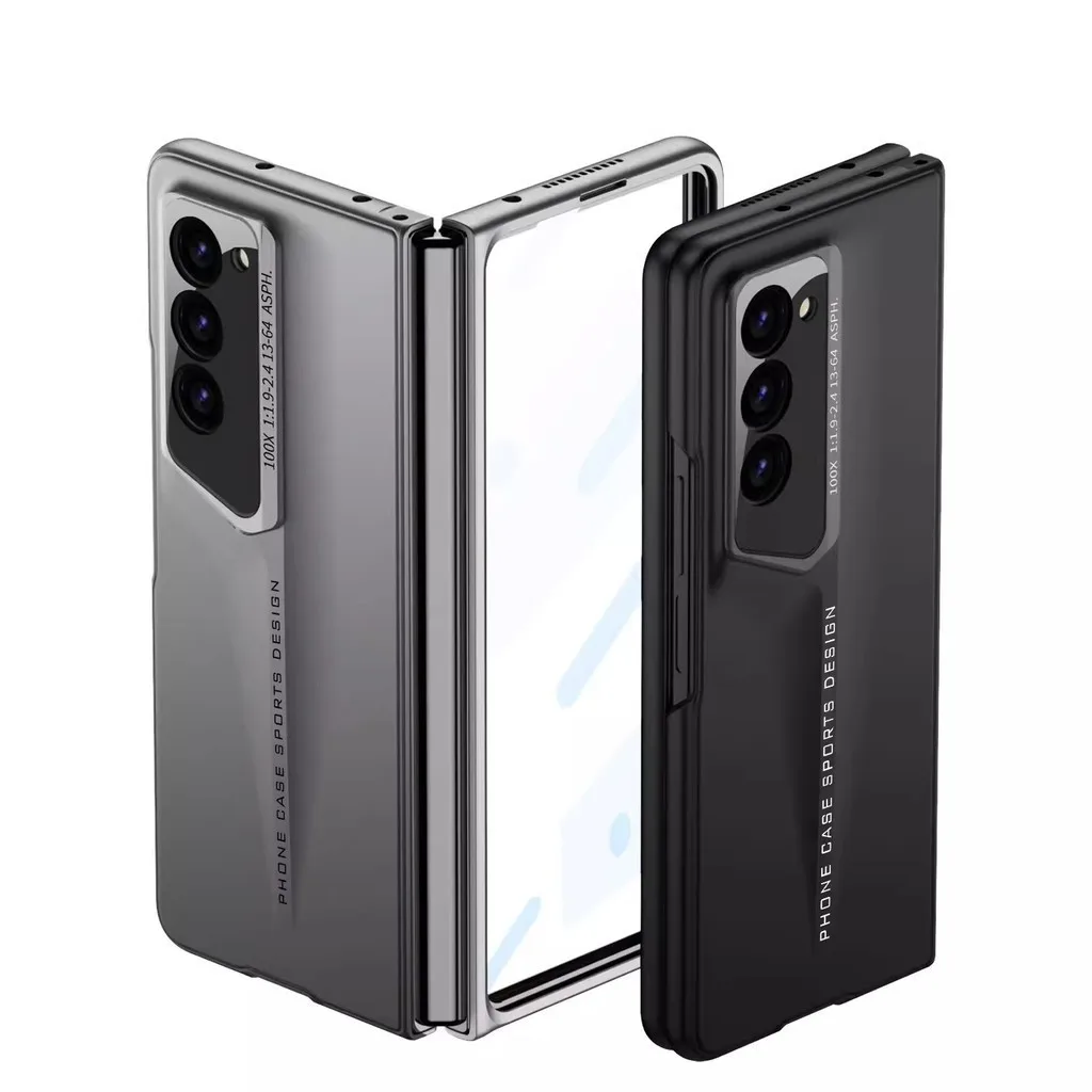 Blade Warrior Shell For Samsung Galaxy Z Fold 6 5G Fold6 Integrated Shell Membrane Anti-knock Outer Screen Glass Stand Cover