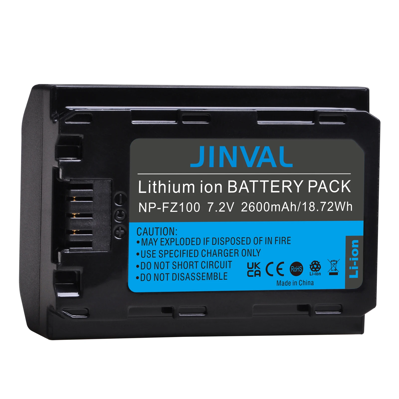 

JINVAL NP-FZ100 Battery 2600mAh NPFZ100 Batteries + PD20W Fast Dual Charger For Sony A1 A7 A8 A9 A9M3 A7R4 A7R5 A7R4A A7C A76