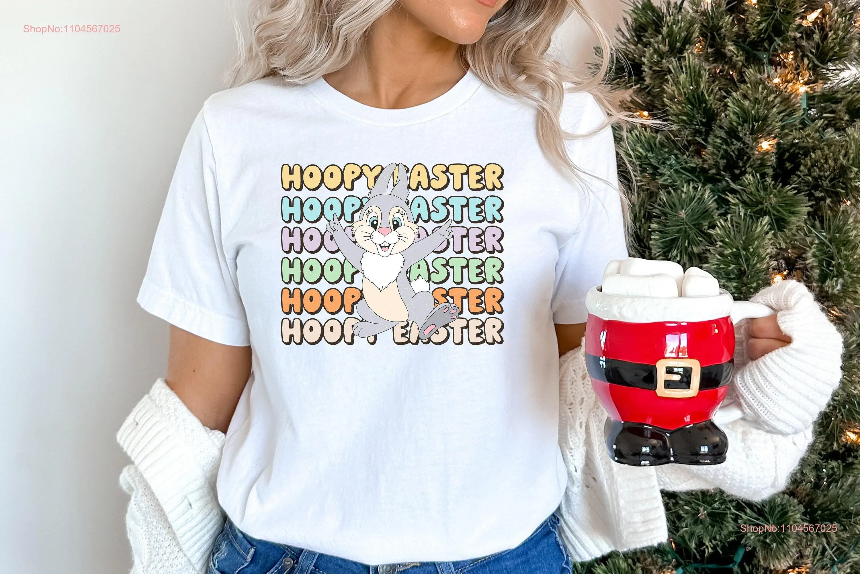 

Футболка Hoopy Easter Bunny RabbiT с длинными или короткими рукавами