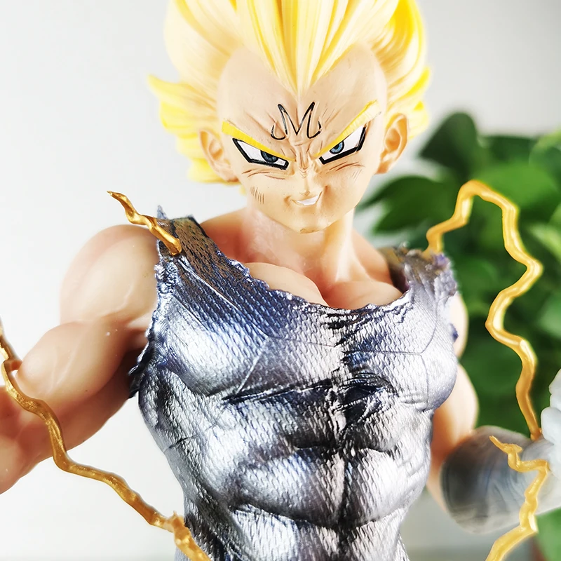 34cm Dragon Ball Figure Vegeta Iv Anime Figure Enchantment Vegeta Figurine Model Statue Doll Collection Decoration Toys Kid Gift