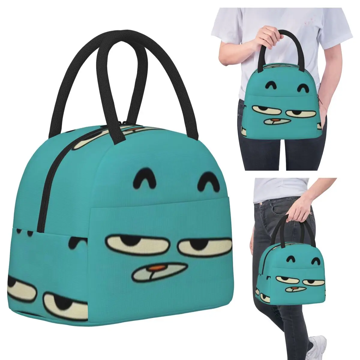 

Изолированная сумка для обеда Gum Gumball для женщин, офисный холодильник, термокоробка для еды, портативная сумка для обеда, контейнер