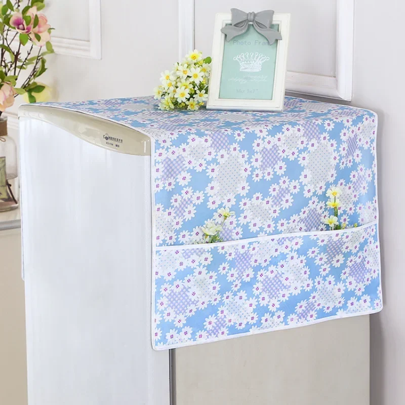 Water Proof Washing Machine Cover High Quality PVC Refrigerator European Style Washing Machine Coat Dust Proof Cover Accessories