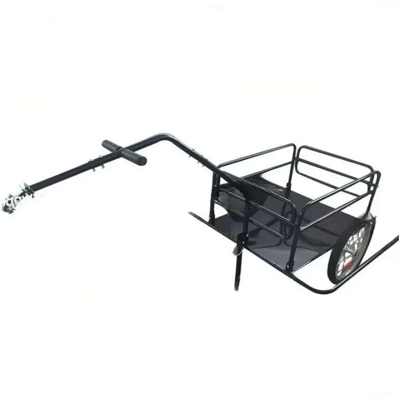 Foldable Cargo Bicycle Trailer Outdoor Riding Rear-Mounted Freight Truck Bucket Bicycle Traction Tool Truck For Carrying Luggage