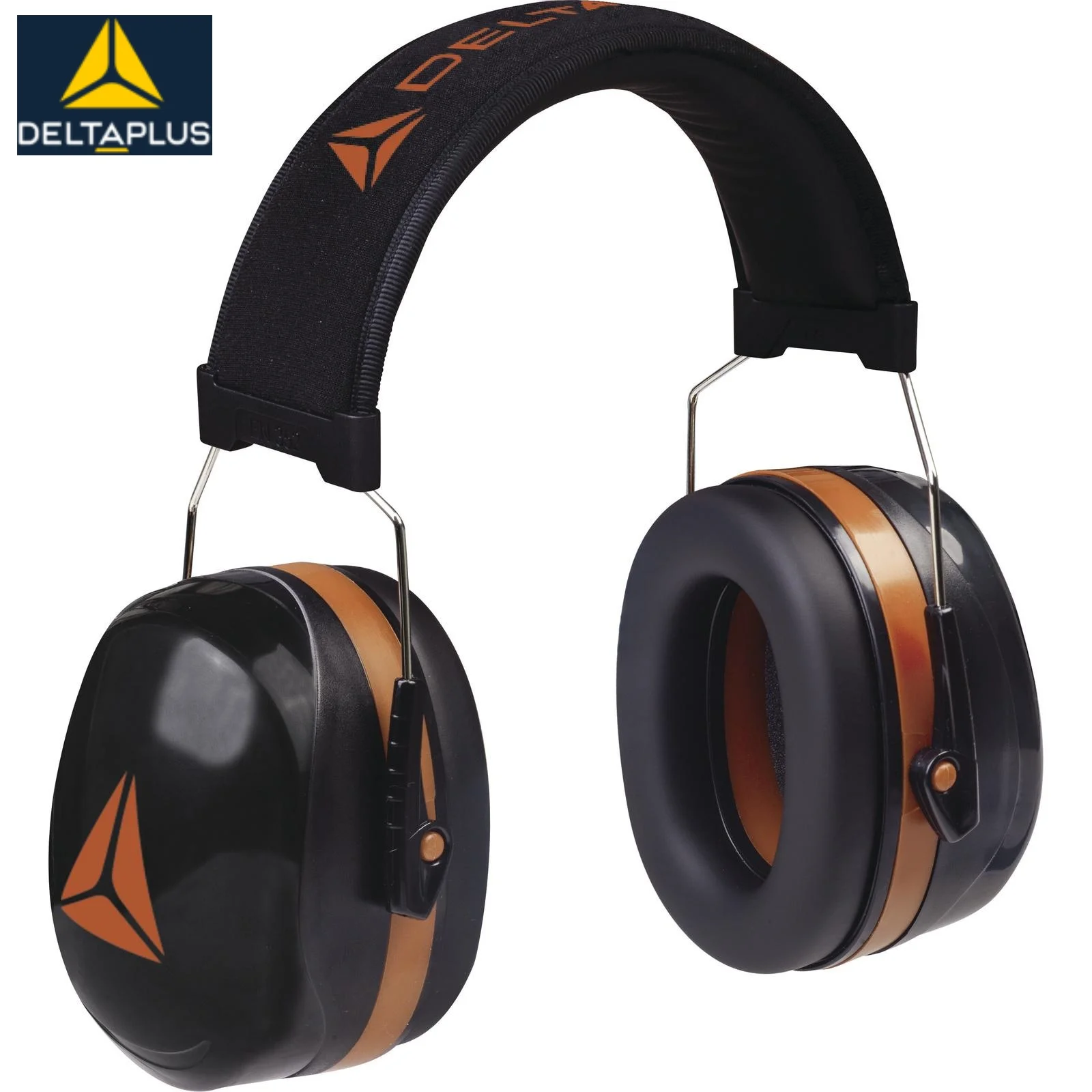 DELTAPLUS Anti-Noise Adjustable Head Earmuff SNR-33dB Ear Protector For Work Study Shooting Woodwork Soundproof Noise Reduction