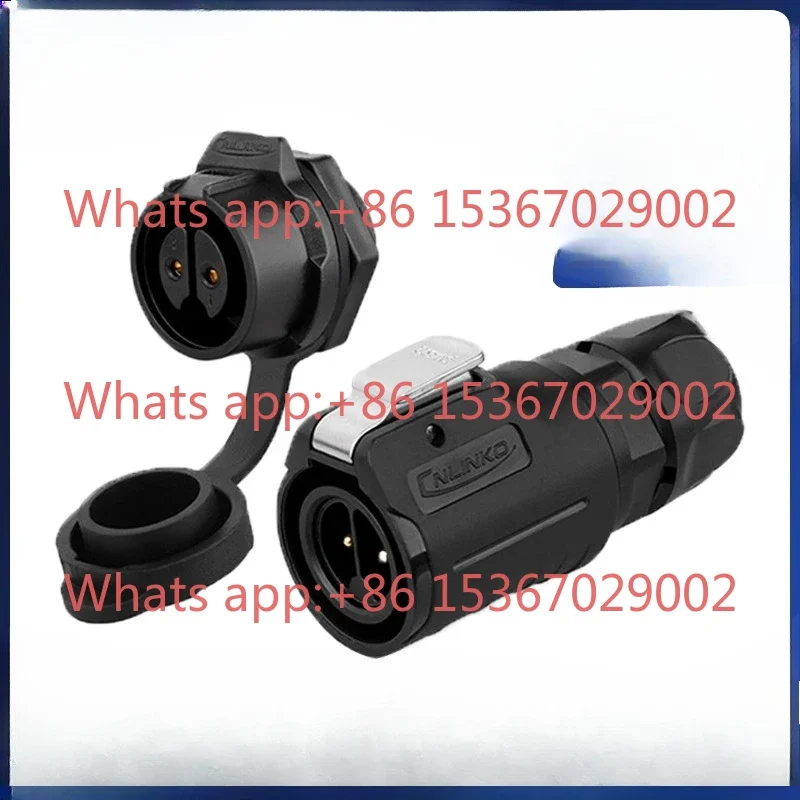 LP16 industrial plug socket all plastic connector 2 3 4 5 7 8 9-core waterproof aviation
