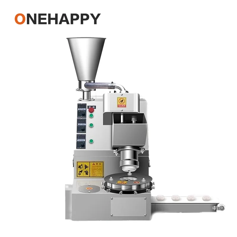 Máquina automática comercial de bolinho 1.1KW, fabricante elétrico Baozi para restaurante e barraca de comida 220V