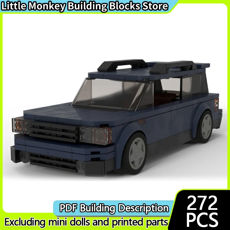 

Конструктор «Гоночный автомобиль» (модель MOC), классический городской седан, модульная технология, развивающая игрушка для детей, подарок на праздник, набор для сборки