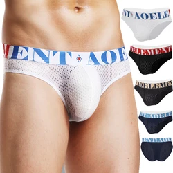 Mens Briefs Contour Support Pouch Underpants Underwear Soft Breathable Elastic Waistband Moisture-wicking Cotton Brief