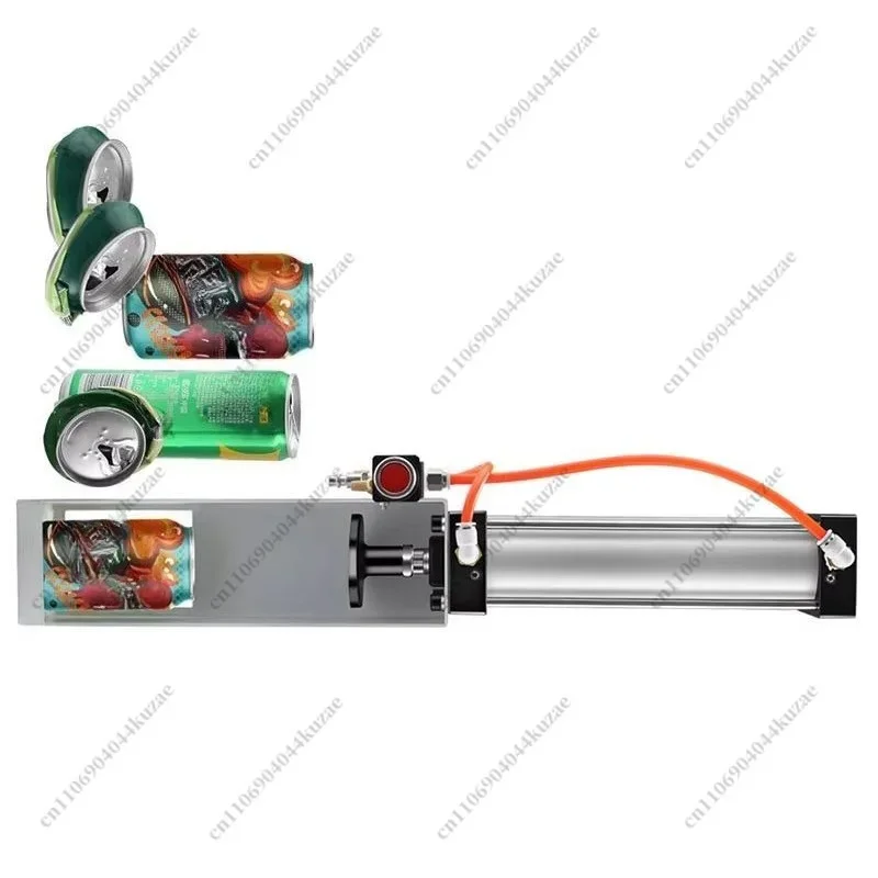 16Oz Pneumatic Aluminum Can Crusher, Beverage Bottle Compressing Tool for Household Kitchen Waste Recycling - view 4