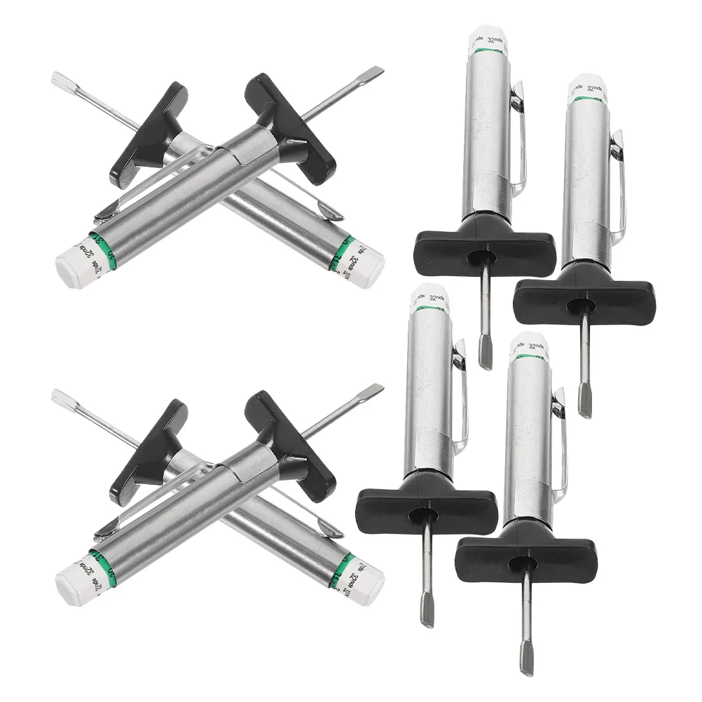 

8Pcs Car Tire Tread Depth Gauges Sturdy Tire Depth Measuring Tools Portable Gauge for Cars Motorcycles Safety Check