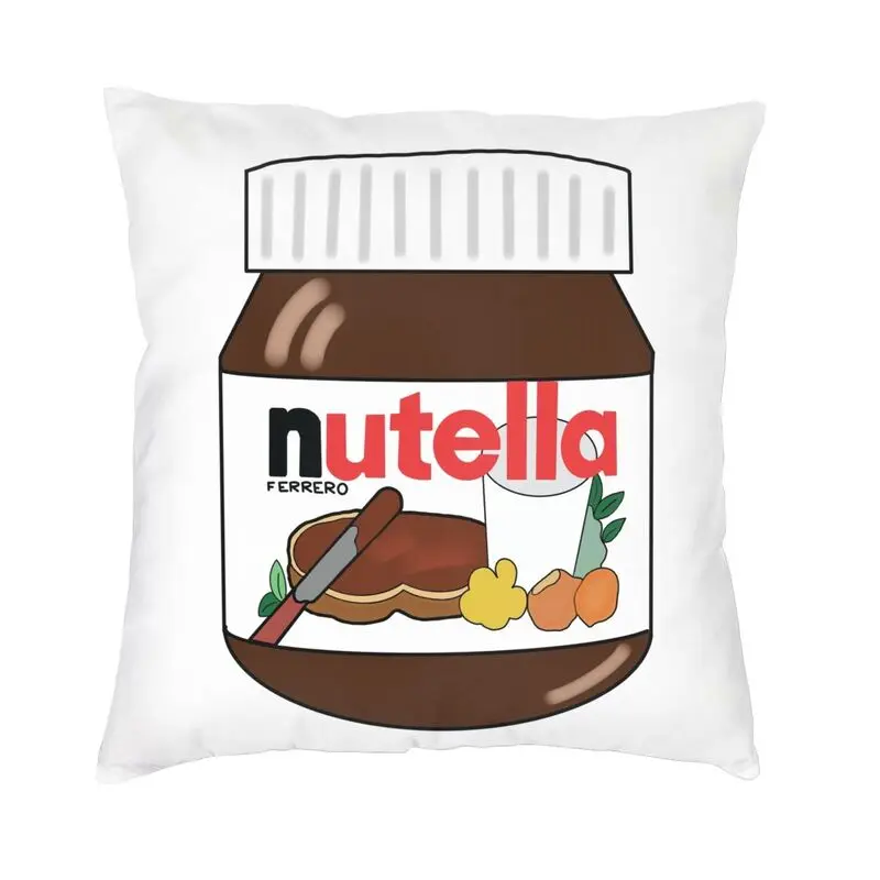 

A Jar Of NutellasV Cushion Cover Double-sided 3D Print Floor Pillow Case for Sofa Custom Pillowcase Home Decorative