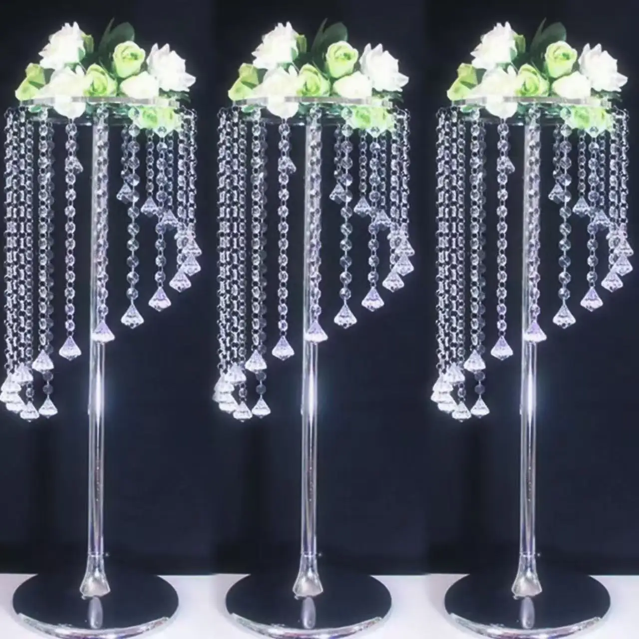 

Wedding Scene Table Centerpieces Decoration, Flower Racks, Hotel Window Shop Display Vase Home Vases, Floral Ball Stand 10pcs