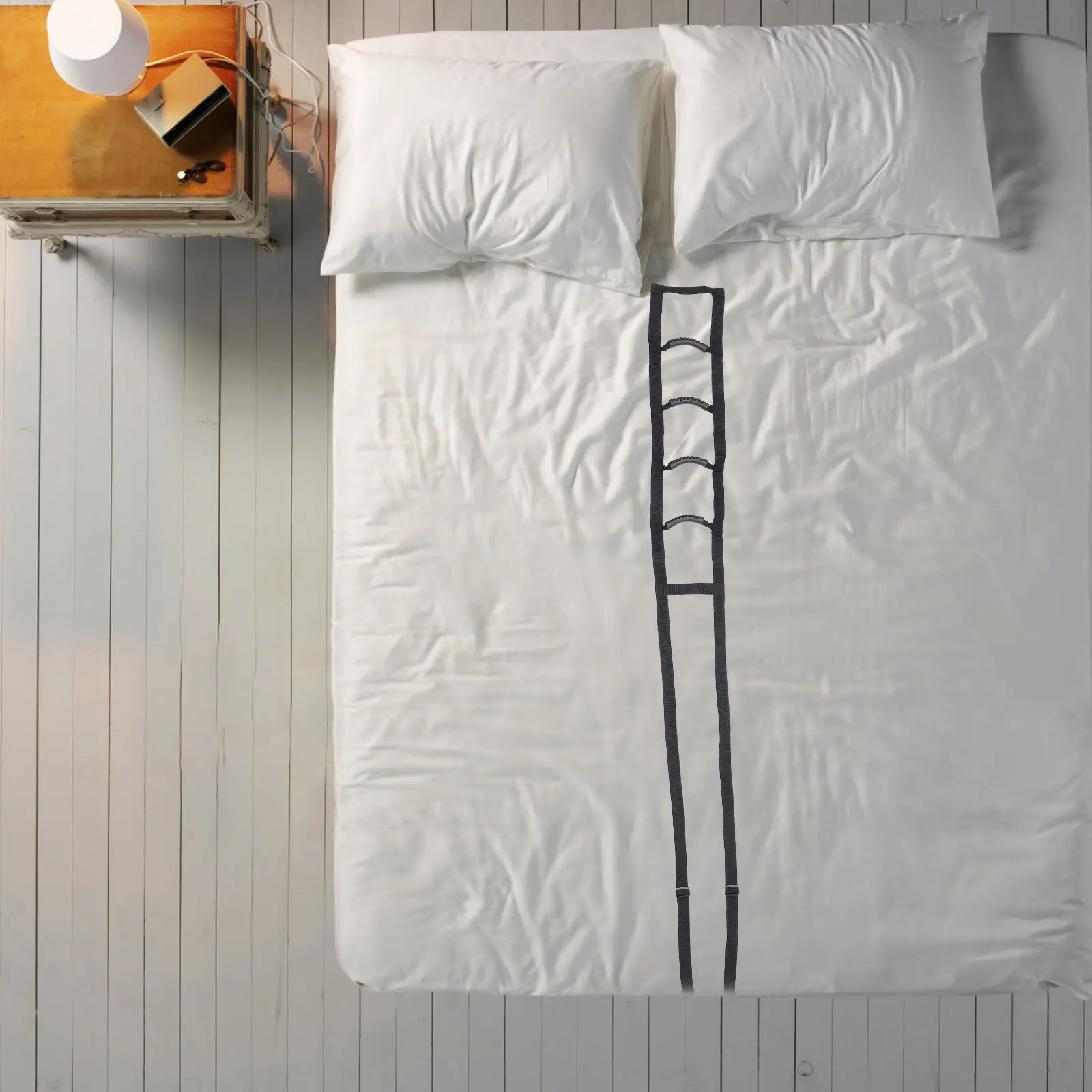 Bed Ladder Assist Strap for Elderly Adults Seniors Patients Mobility Sit Up Turn Over Support Bed Rail Handle Grip