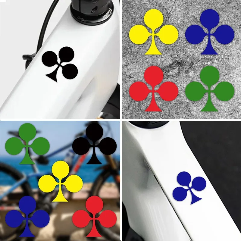 Personalized Plum Blossom Bicycle Sticker Waterproof Outdoor Decal for Frame Upper Lower Tube Fork Scratches Cover Decor