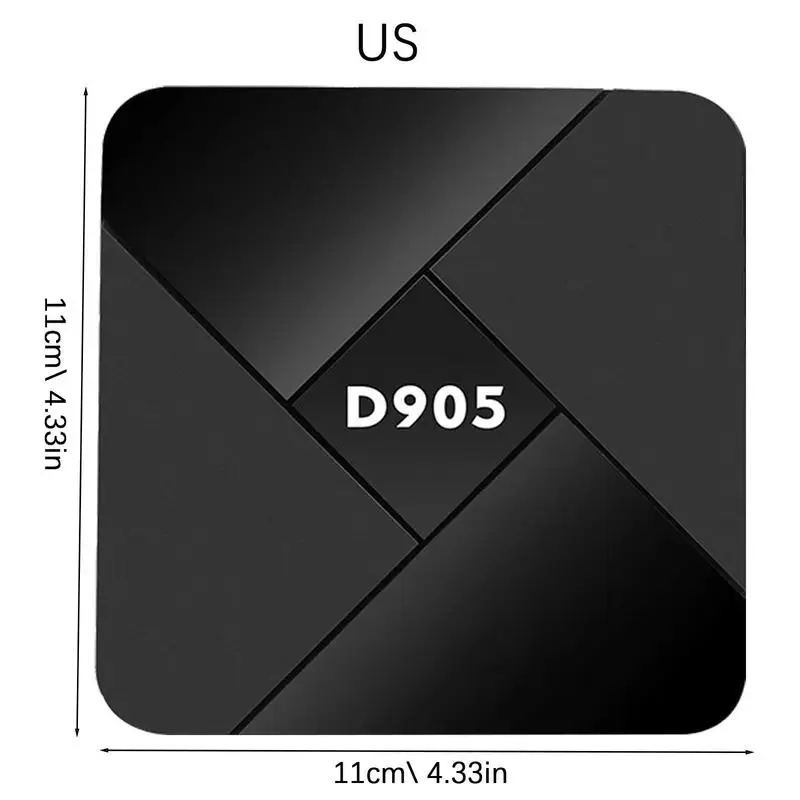 D905 مربع التلفزيون الذكية أندرويد 10.0 8GB واي فاي 2.4G 4K Amlogic S905 يوتيوب تي في بوكس أندرويد قمة مجموعة مشغل وسائط تي في بوكس دروبشيبينغ