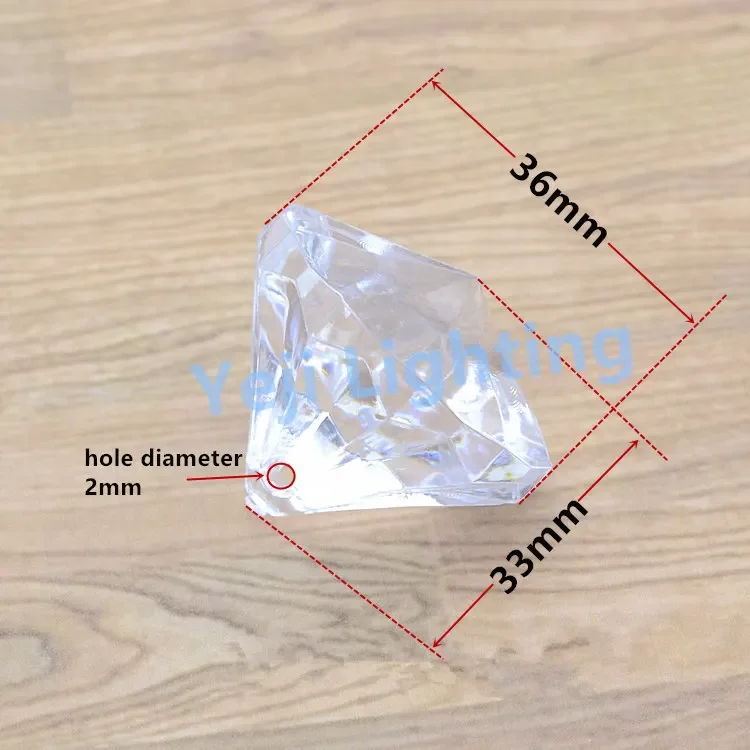 Acrylic resin plastics Pendant Chandelier Crystal light decoration plastic fittings for retro candle lamp led wall light image 3