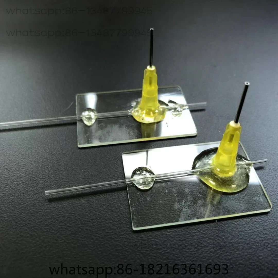 Glass capillary chip double enveloped cross flow focusing droplet microsphere emulsion