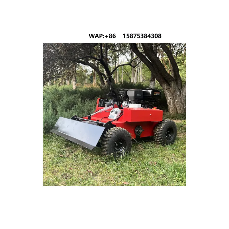 Newly Designed High-selling Flail-type Multi-functional Wheel-type Zero-turn Intelligent Remote Control Lawn Mower