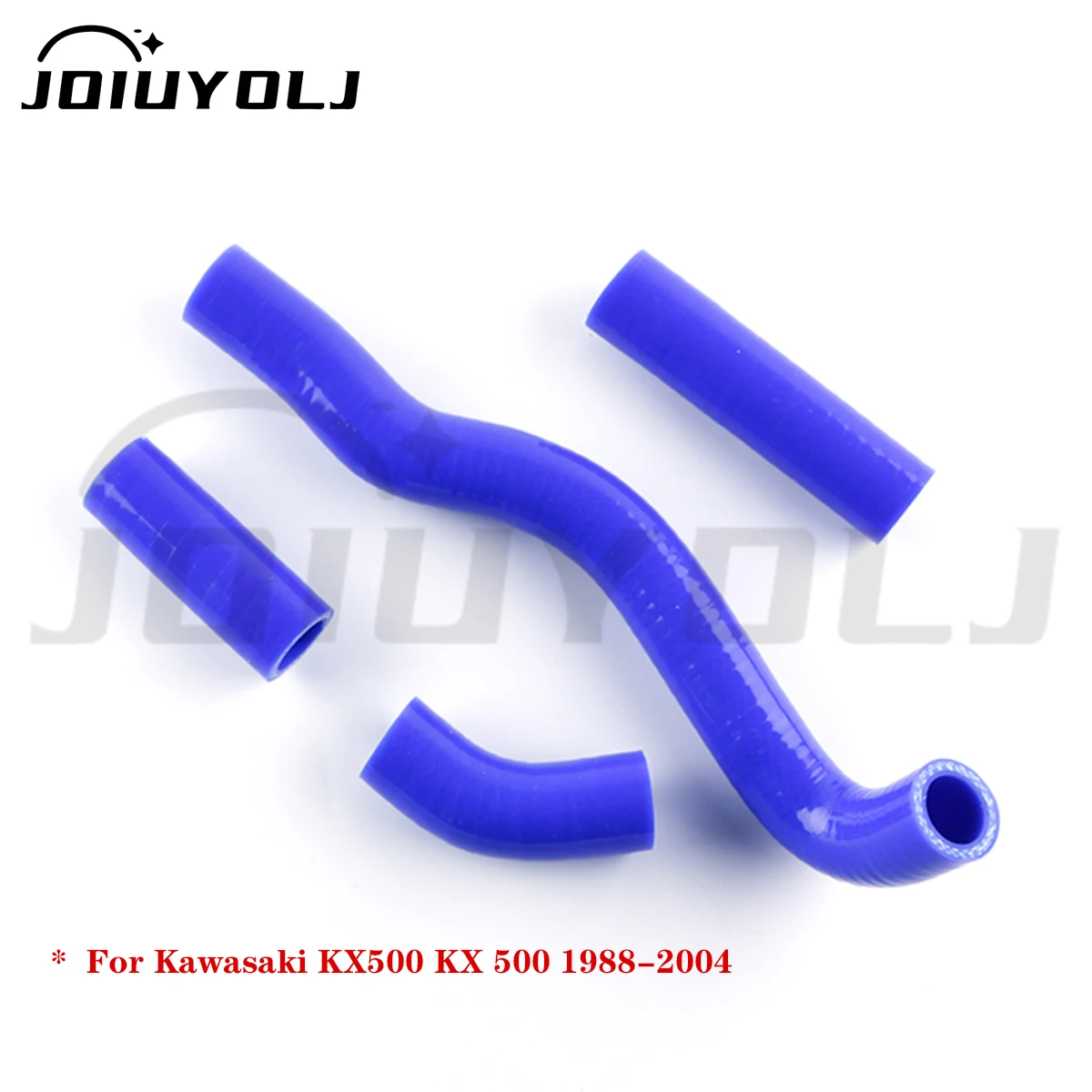 4Pcs Silicone Radiator Coolant Hose Pipe Kit For Kawasaki KX500 KX 500 1988‑2004