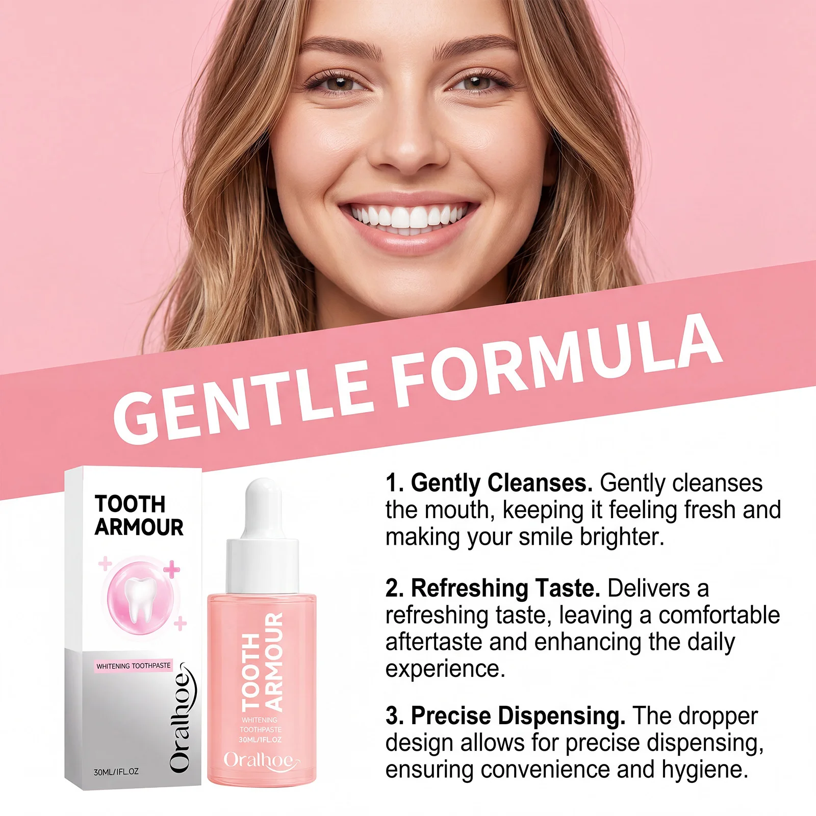 Teeth Whiten Drops Repairing & Freshing Breath Gum Protection For Smoking And Yellow Stain Plaque Remover Teeth Care Toothpastes