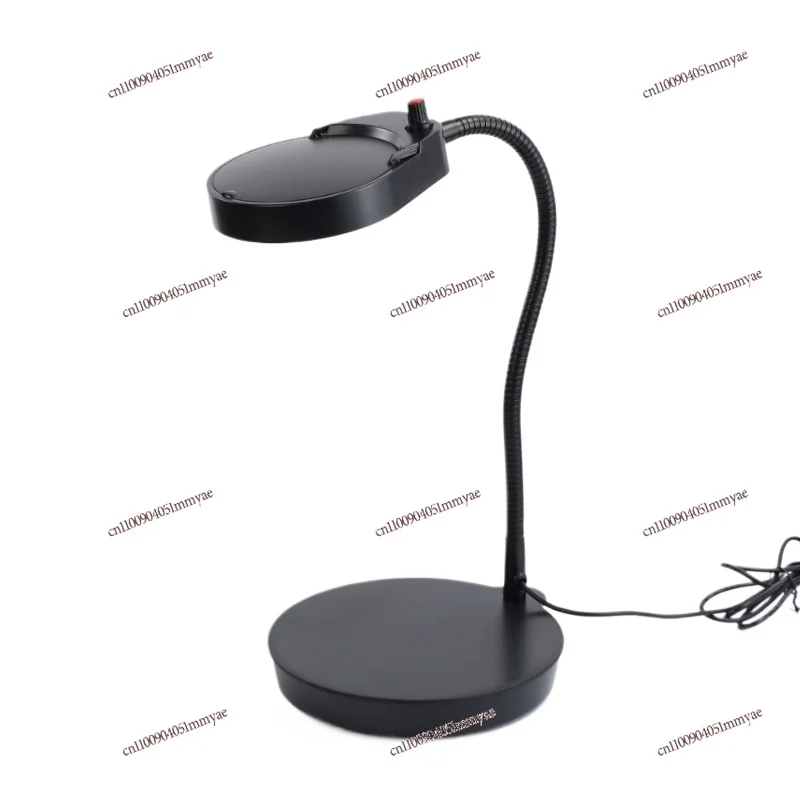 

Desktop Magnifying Glass LED Light with Dust Cover PD-4S Household Elderly Reading Mobile Phone Repair