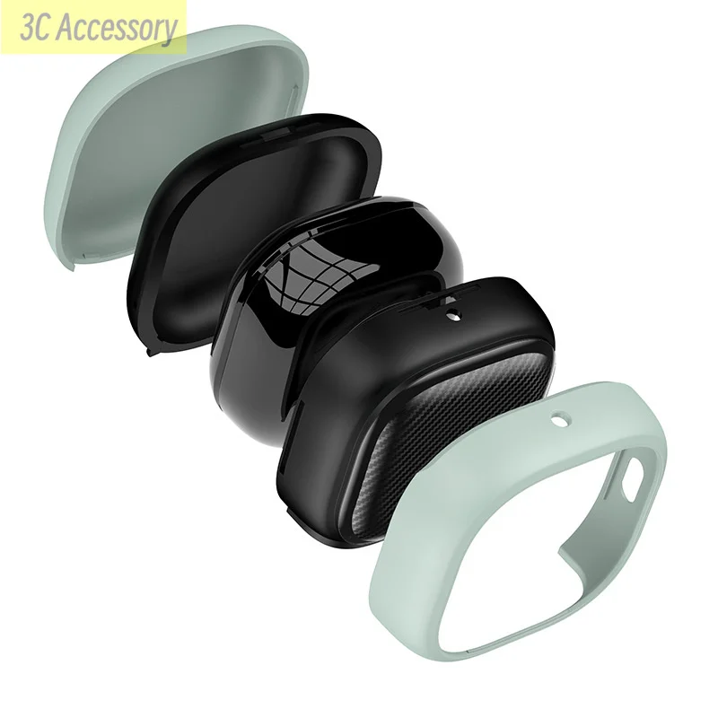 Nuovo per Samsung Galaxy Buds FE custodia protettiva per PC in fibra di carbonio custodia rigida protettiva antigoccia per Buds 2 Pro Live Case Cover