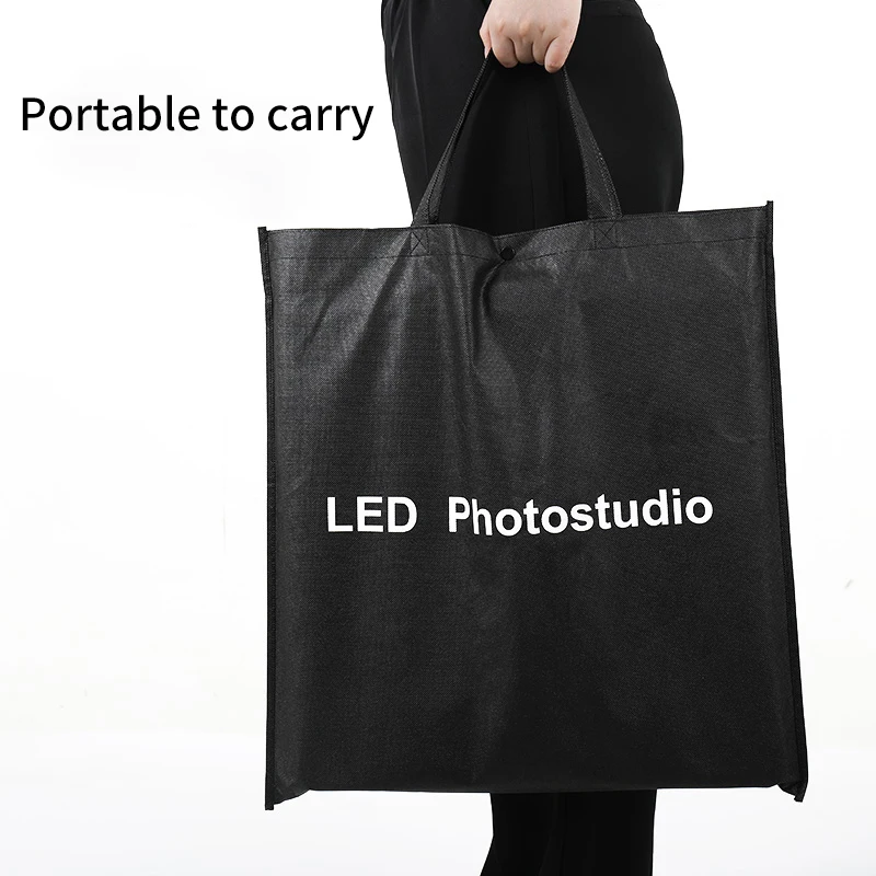 Photo Box Portable Studio Tabletop Lightbox Shooting Paper Backdrop Tent Photography BoxSet for Items Display 30cm 40cm