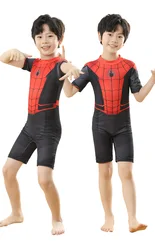 Spiderman Swimwear Kids Boys Swimwear costume da bagno per bambini costume da bagno per bambini costume da bagno per ragazzo Beachwear Cosplay body