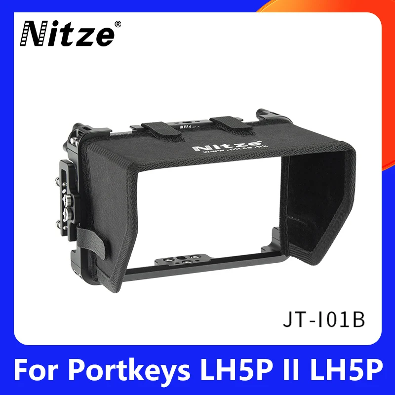 Nitze Monitor Cage For Portkeys LH5P II LH5P 5'' Wih HDMI Cable Clamp And Sunhood Free Shipping New Product Hot South Korea