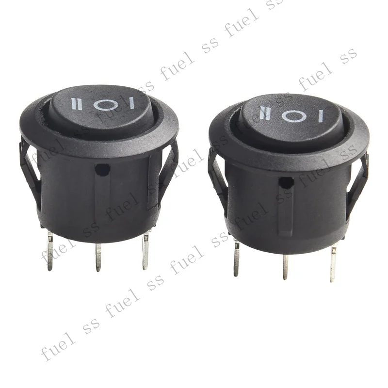 S+ for 4Pcs Small Momentary Rocker Switch ON OFF ON 3 Pin 3 Position with Longevity
