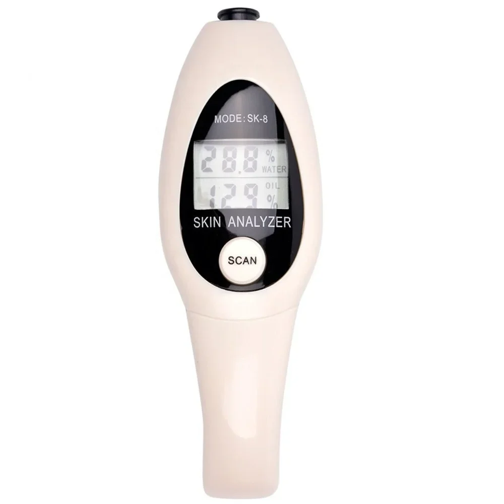 Precision Skin Analyzer Digital LCD Display Facial Body Skin Moisture Oil Tester Meter Analysis Face Care Tool