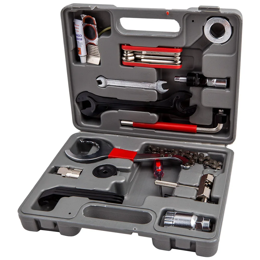 Multifunctional Cycle Bicycle Bike Repair Tool Kit Set Includes Different Kinds of Carbon Steel Tools