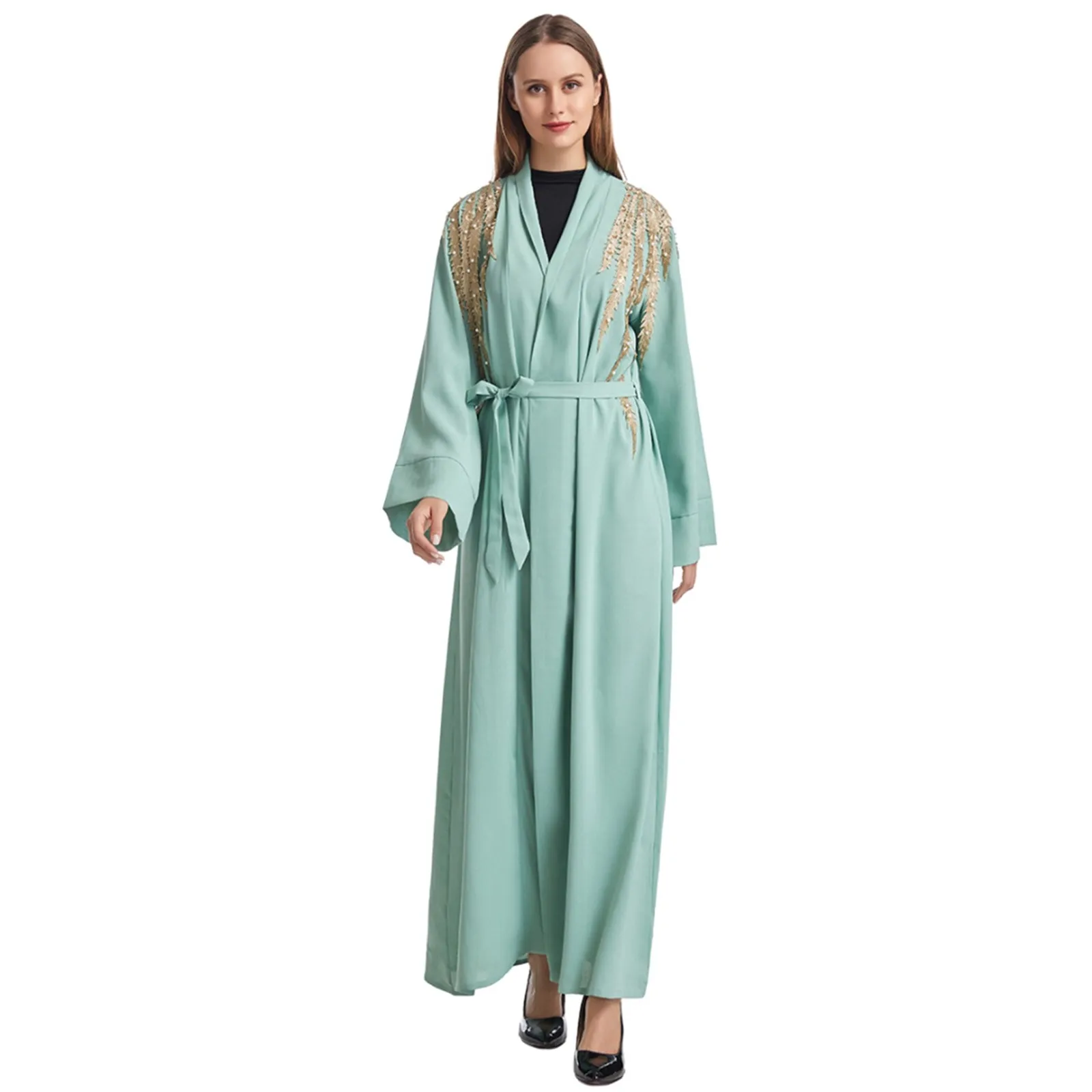 Eid Mubarak Abaya Dubai Turkey Muslim Fashion Women Hijab Dress Islam Caftan Marocain Dresses Vestidos Clothing Robe Musulman