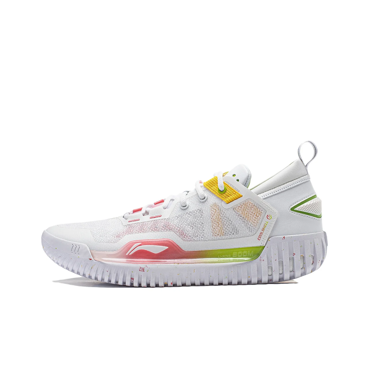 Li Ning BadFive 3 Low Slip Resistant And Breathable Support Low top Basketball Shoes Men's Standard White ABFU005-21