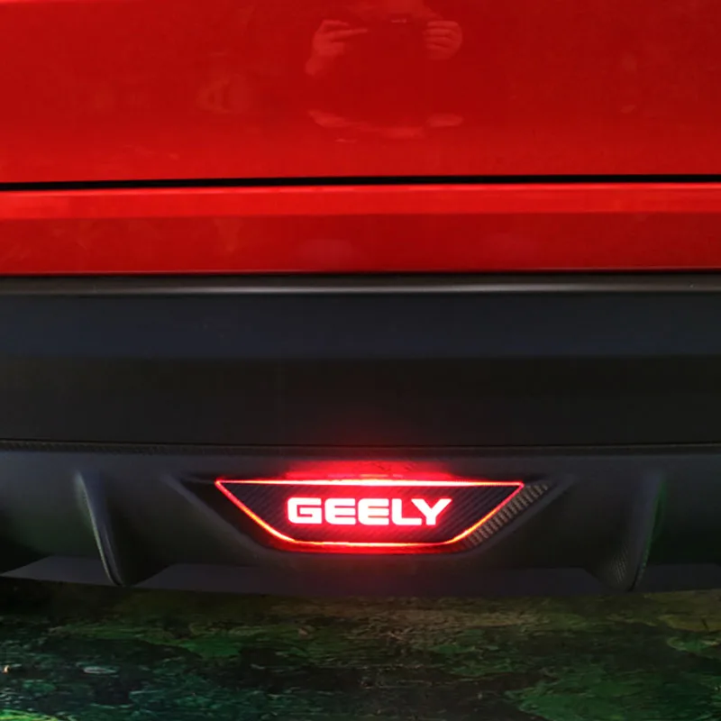 

Для Geely Coolray 2018-2021 BinYue, задняя противотуманная наклейка, автомобильная задняя наклейка, Аксессуары для автомобилей