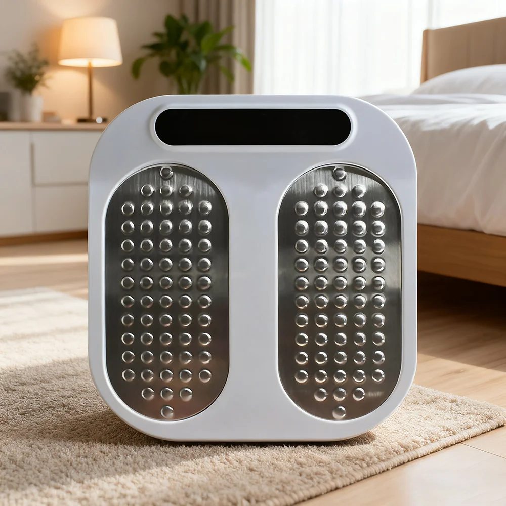 

P100 Терагерцовая терапия Массажер для ног Машина для кровообращения Меридиан Резонаторы Машина Здоровье Гипертермия Физиотерапия