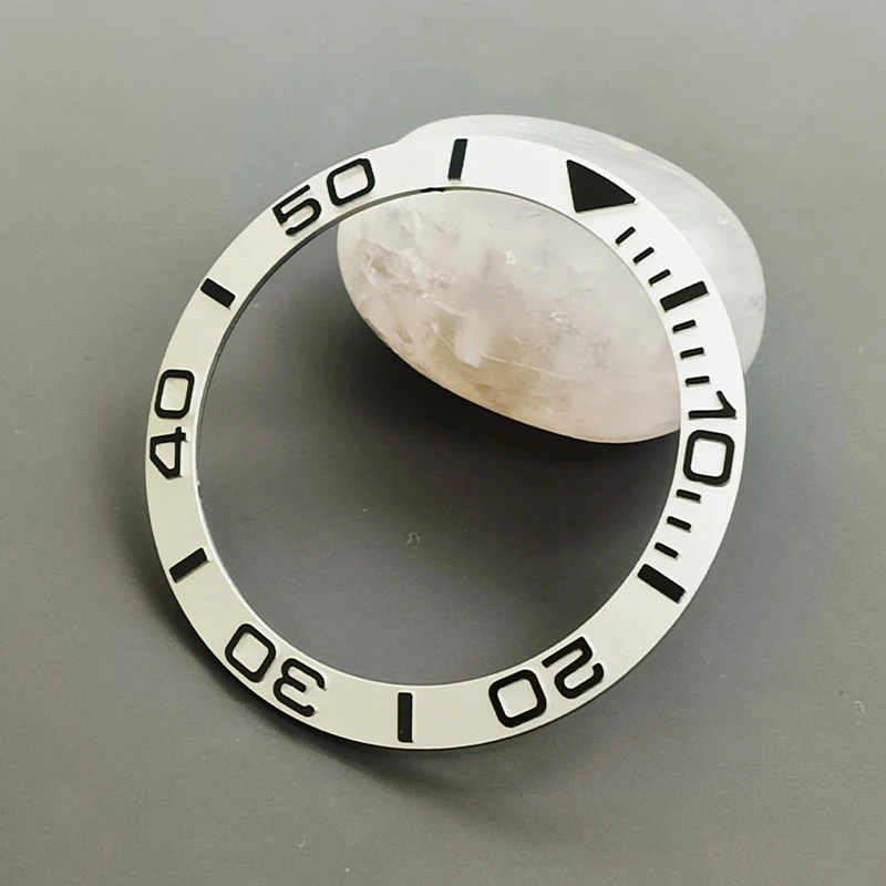 38mm Neigung Aluminium Lünette Einsatz Passend für SKX007 SKX009 SRPD GMT SUB Uhrengehäuse NH35 NH36 Uhrwerk Herrenuhr Ring Refit Teile – Detail 5