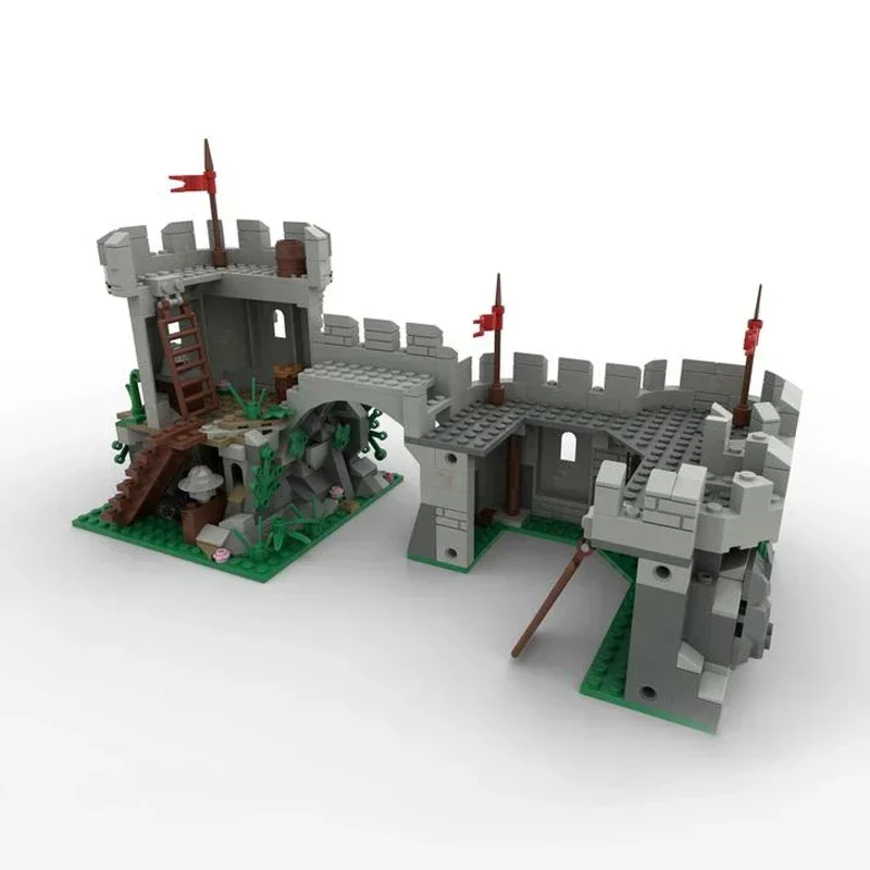 medieval castle outpost bricks medieval	military castle outpost blocks soldier military bricks architecture kid gift	moc knight