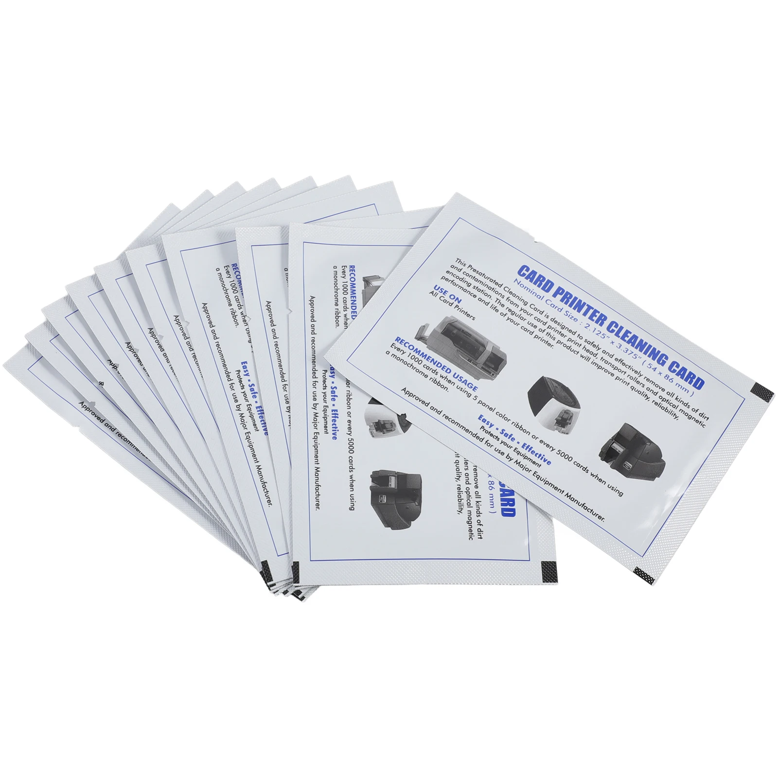 

10pcs Cleaning Card Reusable Credit Card Machine Cleaner for POS Terminal Magnetic Reader Dust Removal 3D Printer Accessory