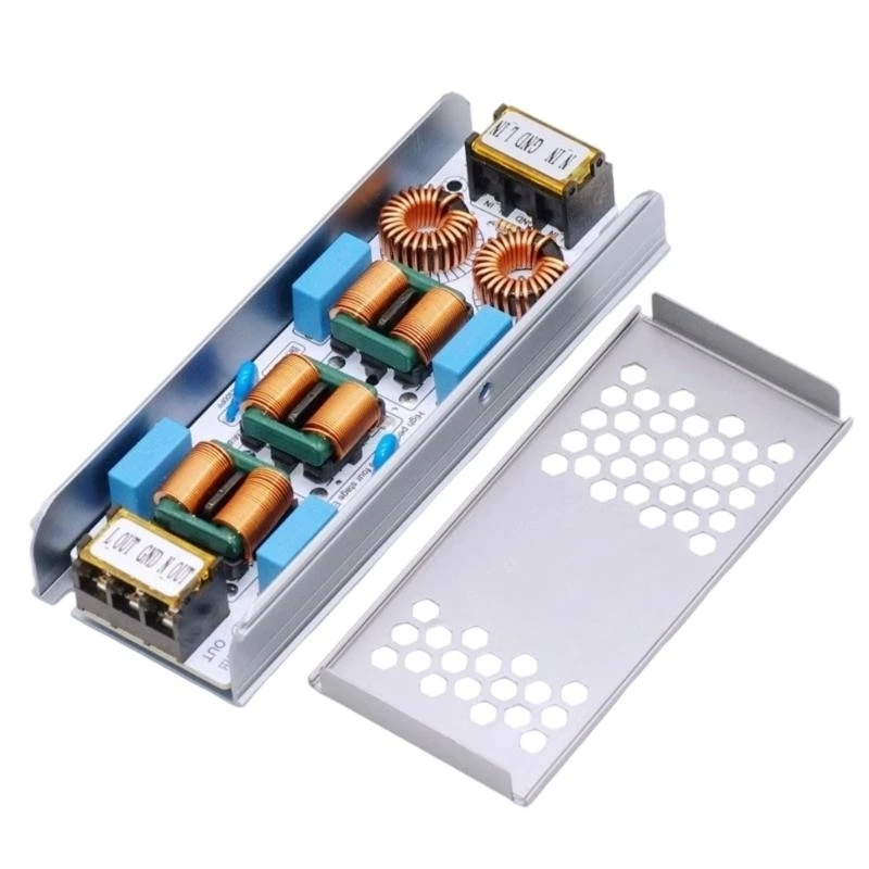 HX6A 4 Level Electromagnetic Interference Suppressor Filtering 6A/10A Load Capacity For Signal Interference Prevention