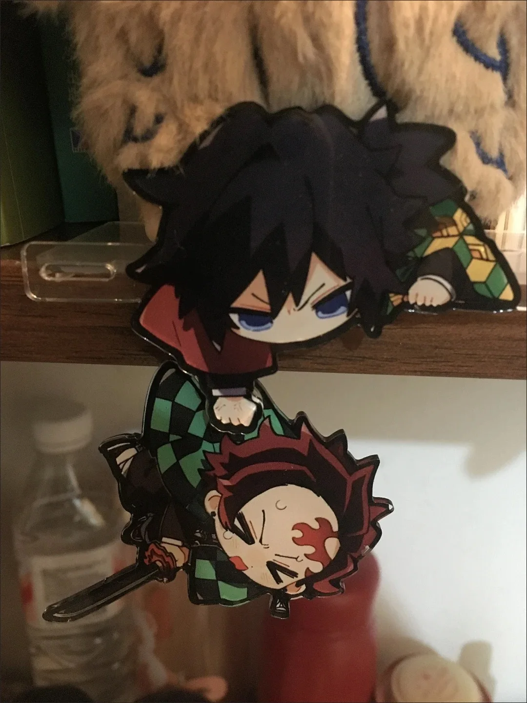 Anime Peripheral Figure Standing Sign Acrylic Kamado Tanjirou Tomioka Giyuu Stand Model Funny Desktop Decoration Cosplay Props image 2