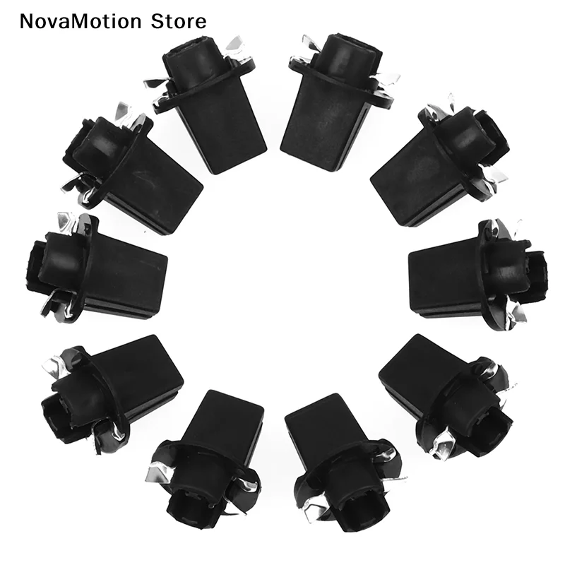 [NM]10PCS T5 B8.5D Twist Lock Plug and Play Bulb Holder Sockets For Speedometer Instrument Gauge Cluster Dash[NM]