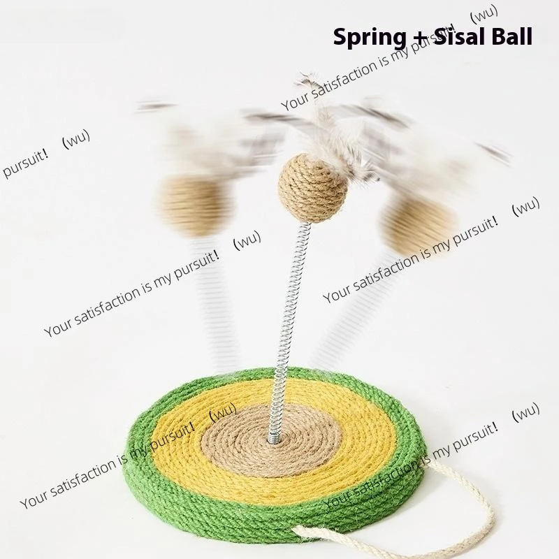 

Interactive hemp rope, cat toys, cat scratching board, kitten stick