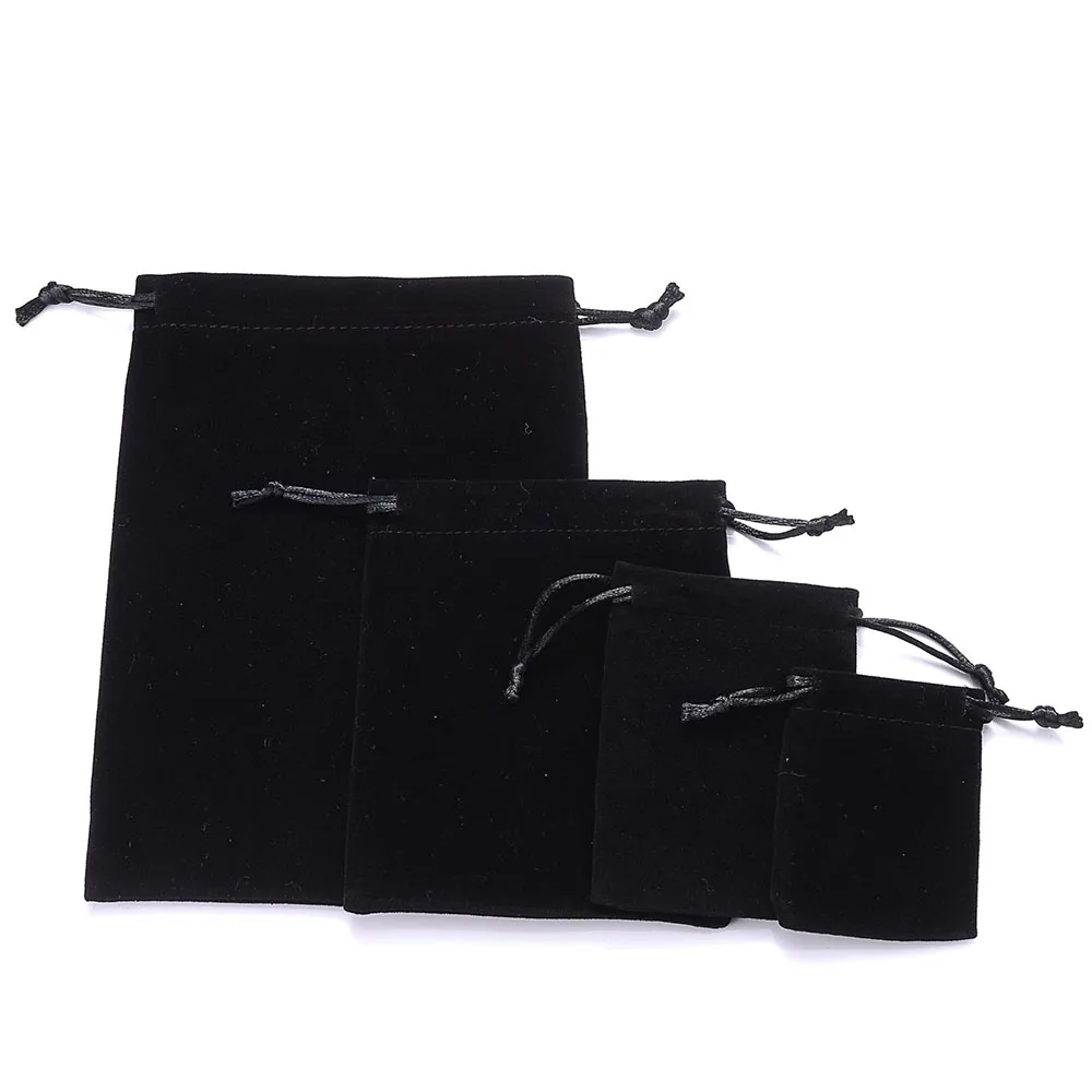 iYOE 10pcs 5x7cm 7x9cm Mix Velvet Jewelry Bags Drawstring Wedding Party Gift Pouch Storage Packaging Bag