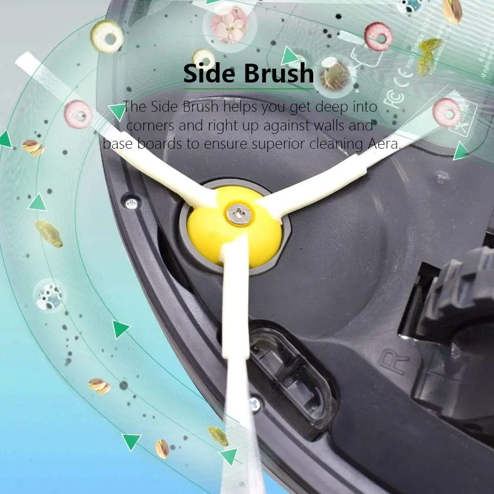 Side Brush Replacement for IRobot Roomba 600 700 800 900 Series 960 980 985 860 870 877 880 890 Vacuum Cleaner Accessories Kit image 3