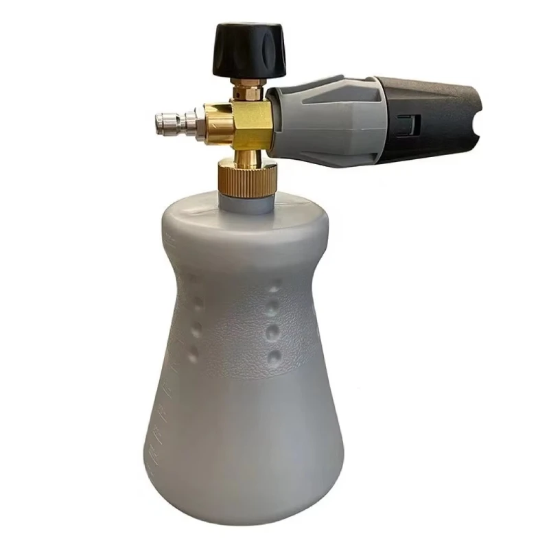

New Advanced Foam Gun Custom Grey Foam Cannon Soap Sprayer Car Wash High Pressure Washer Foam Cannon