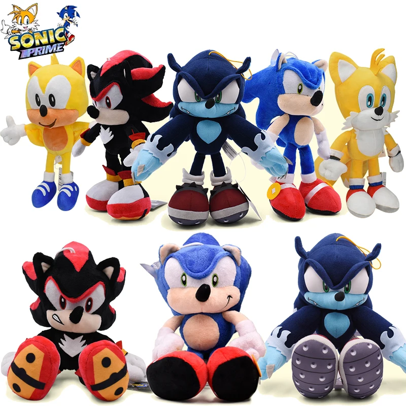 

31 см игрушка Sonic Peluches с мультяшным ежиком Эми Роза Knuckle Tail, мягкая кукла, детский день рождения Sonic, милые игрушки, подарок для детей